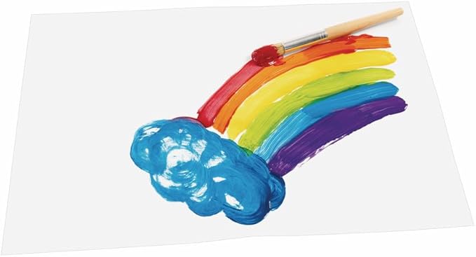 Colorations Paraben-Free Washable Tempera Paint for Kids - 1 Gallon Value Size. Vibrant White. Non-Toxic and Made in The USA