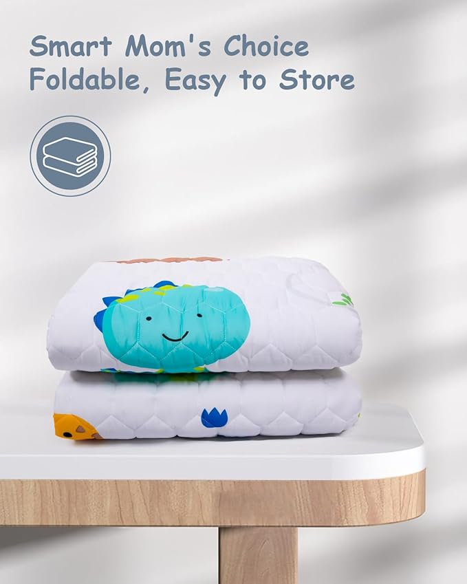 Baby Play Mat 71" X 79" Large Baby Floor Play Mat One-Piece Baby Crawling Mat Non-Slip Cushioned Baby Floor Mat, Activity Playmats for Infants, Babies, Toddlers (71x79, Dinosaur)