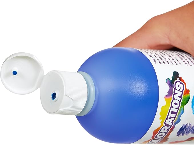 Colorations - SWT16 Simply Washable Tempera Paints, 16 fl oz, Set of 11 Colors, Non Toxic, Vibrant, Bold, Kids Paint, Craft, Hobby, Arts & Crafts, Fun, Art Supplies