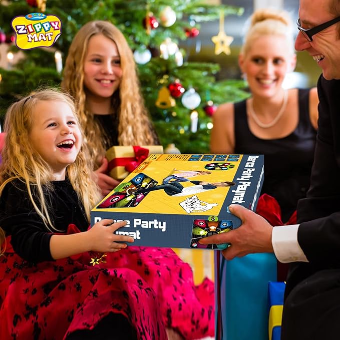 Dance Mat, Electronic Educational Toys for Kids Age 3-12, Musical Dancing Challenge Pad Game with LED Lights, AUX or Built in Music, Party Toys for Girls Boys Families