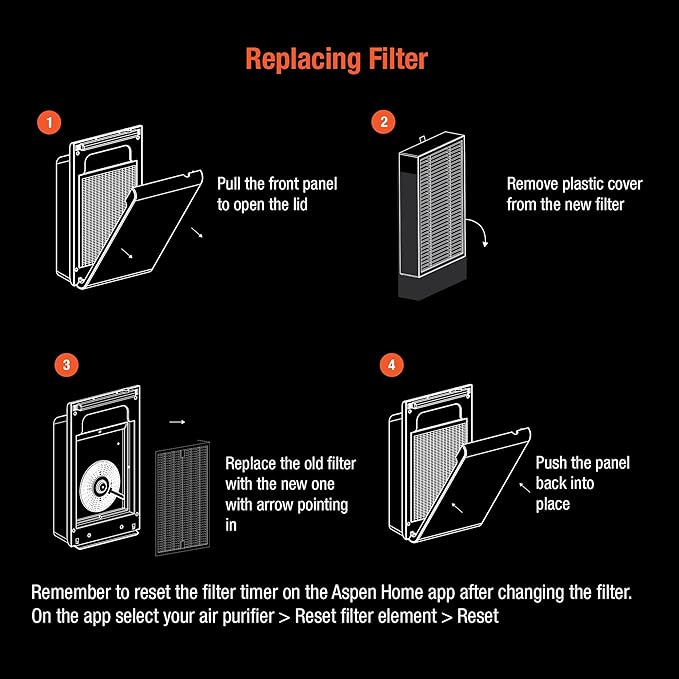 Aspen One Button Air Purifiers for Home, Cleans 1500 SqFt in 50min and 362 SqFt in 12min, HEPA Air Purifier with Automatic and App Control - Filtrate 99.97% of Smoke, Pollen, and more - Gold Oak