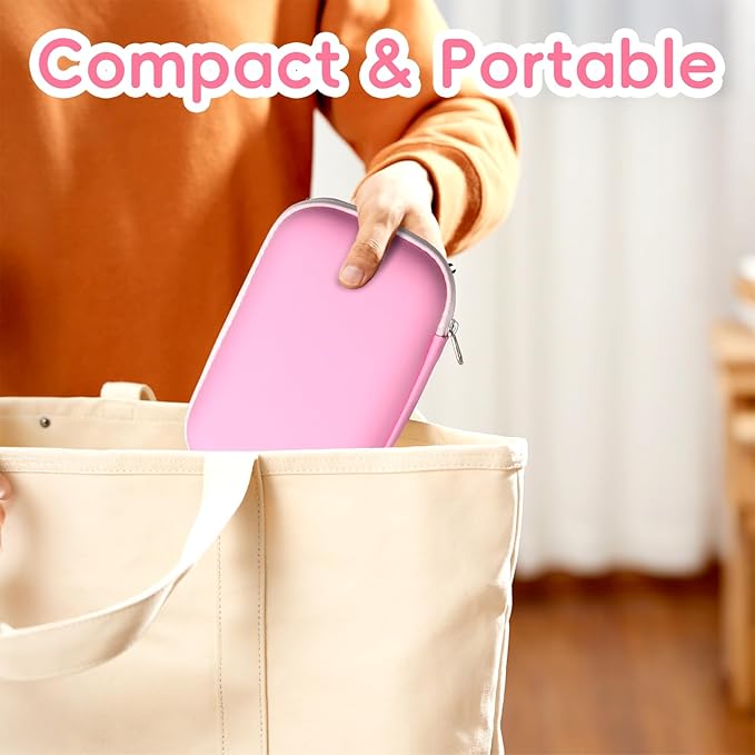 Baby Grooming Kit, Infant Safety Care Set with Hair Brush Comb Nail Clipper Nasal Aspirator,Baby Essentials Kit for Newborn Girls Boys (Pink)