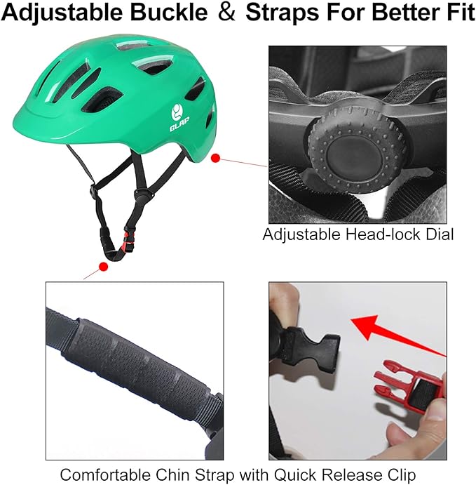 GLAF Baby Bike Helmet Toddler Helmets for 1 Year Old and up Infant Girls Boys Multi Sport Adjustable for Scooter Bicycle Kids Youth Child Skateboard Safety Cycling