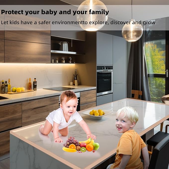 Corner Protector for Baby, Widen Edge Protector with Adhesive Backing, Baby Proofing Edge Corner Protectors Self Adhesive Furniture Corner Guard Bumper for Table, Desk, Fireplace (Pink, 6.6ft)