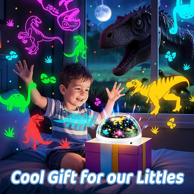 COOLNIGHT Star Projector for Kids, 93 Lighting+3 Films Star Lights for Room, Remote+Dimmable+360° Slient Light Projector for Bedroom, Fun Gifts for 1-4-6-14 Year Old Girl, Cool Toy for Boy (White)