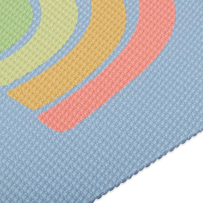 Gaiam Kids Yoga Mat Exercise Mat, Yoga for Kids with Fun Prints - Playtime for Babies, Active & Calm Toddlers and Young Children (60" L x 24" W x 3mm Thick)