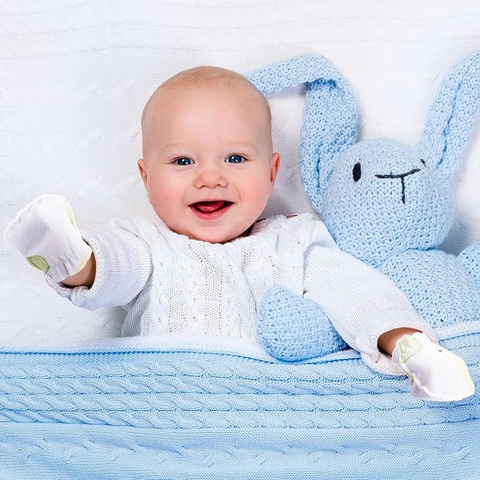 Geyoga 24 Pairs Newborn Baby Mittens Cute No Scratch Mittens Soft Elastic Infant Girl Gloves for 0-6 Months