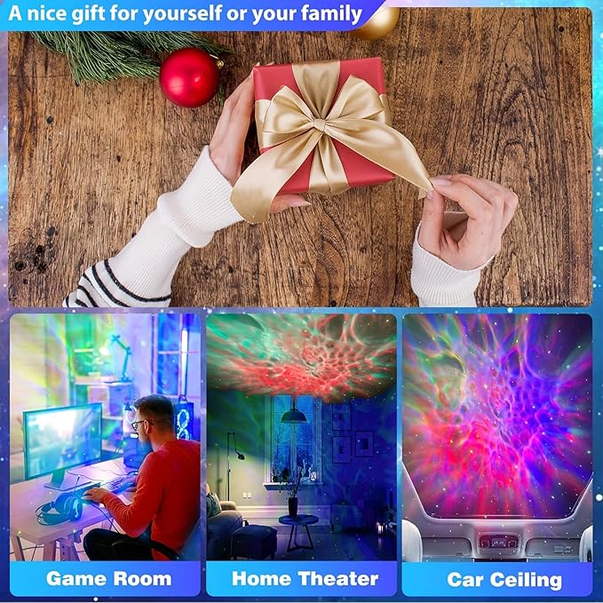 Astronaut Star Projector, Star Projector Galaxy Light for Kids,8 Modes Remote and 270° Adjustable Led Lights for Bedroom, Girls Room Decoration, Home Theater, Ceiling, Timer (White Guitar)