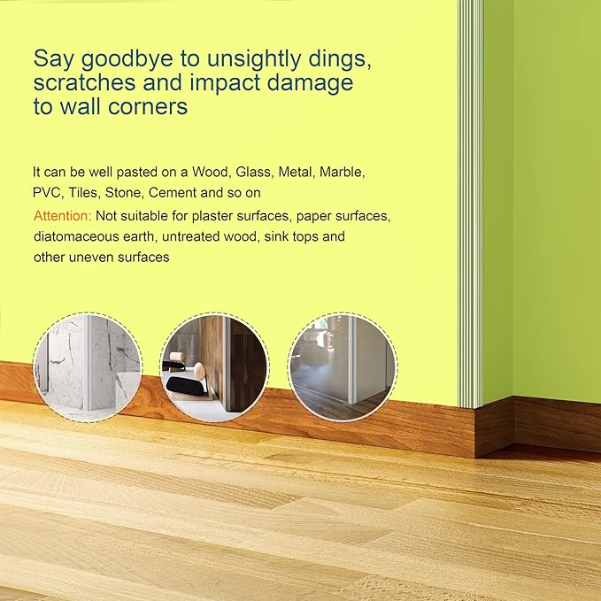 HOMREALM Baby Proofing 7.05ft Long (1.57" Wide) Corner Protector Baby Corner Guards Furniture Corner & Edge Safety Bumpers Clear Baby Proofing Bumper Cushion for Table Furniture Sharp Corners