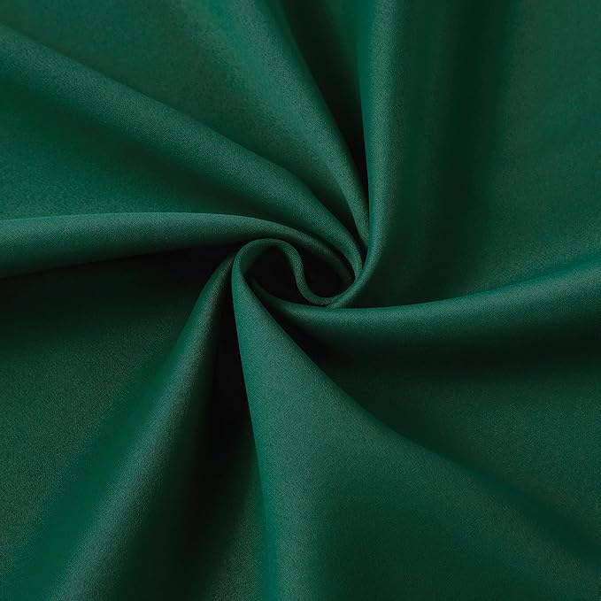 KEQIAOSUOCAI Emerald Hunter Green Curtains 102 Inches Long 2 Panels Set, Custom Viral Pleat Curtain with Hooks, Pinch Pleated Drapes for Living Room Bedroom,40 Wide x 102 Inch Lenth