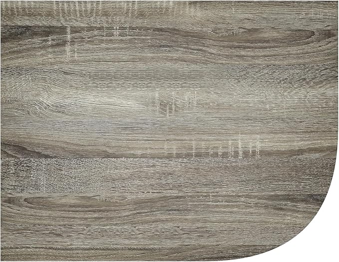 Furinno Pasir 5-Tier Corner Open Shelf Bookcase, French Oak