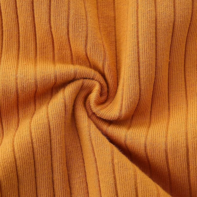 Baby and Toddler Girl's 5 Pack Cotton Ribbed Pull On Pants Leggings 0-4 Years