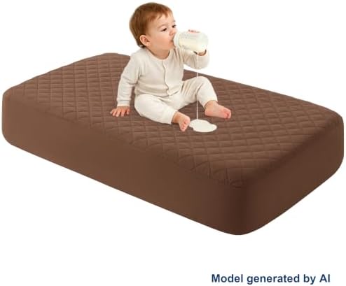 BEDSUM 2-Pack Waterproof Crib Mattress Protector - Image 2