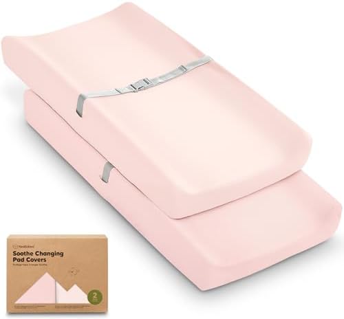 2-Pack Organic Changing Pad Covers by KeaBabies