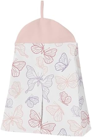 Sweet Jojo Designs Shabby Chic Butterfly Girl Baby Crib Bedding Set Infant - Image 5