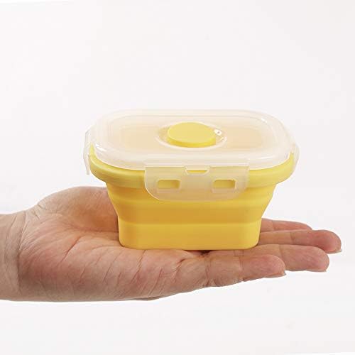 Collapsible Silicone Food Storage Container, Portion Control Container - Image 3