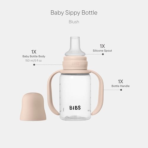 BIBS Plastic Sippy Bottle, 150 ml, Silicone Spout - Image 2