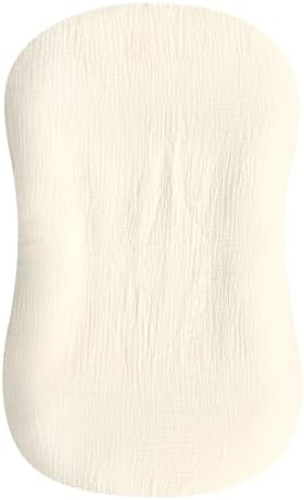 Hooyax Muslin Baby Lounger Cover, 100% Cotton Durable Newborn Lounger Cover by Hooyax