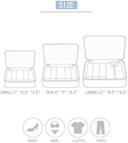 Seersucker Packing Cubes, 3 Pack Blank - Image 3