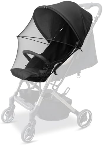 2-1 Stroller Sun Shade Cover & Mosquito Net, Universal Stroller Cover by Cheermomo
