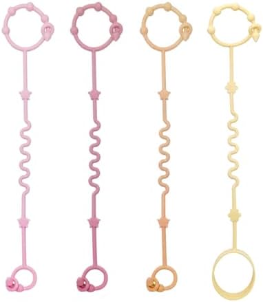 RTMOK Toy Straps for Baby, Silicone Setpacifier Clip, Applies to Car Seat Toy by RTMOK
