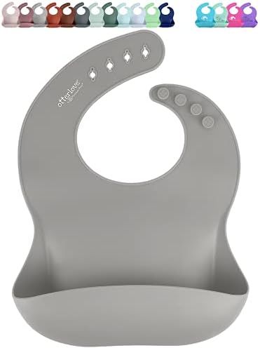 otterlove Silicone Bib – 100% Pure Platinum LFGB Baby Bibs by otterlove