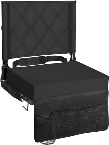 Sheenive Stadium Seats with Back Support, Padded Bleacher Seat Cushion by Sheenive