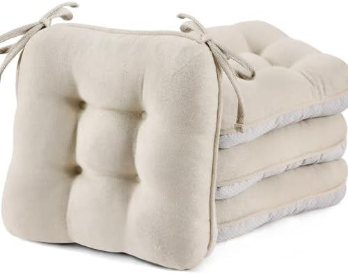 BETU Chair Cushions for Dining Chairs, 3.5" Thick Kitchen Table Chair Pads by BETU