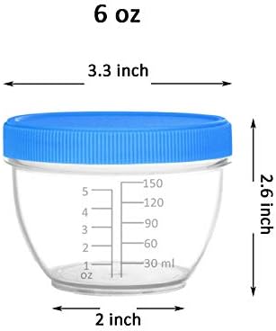 Youngever 18 Sets Baby Food Storage, 6 Ounce Baby Food Containers - Image 2