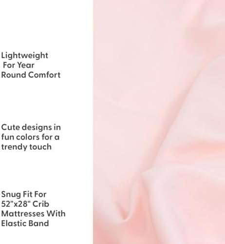 The Peanutshell 4-Pack Fitted Crib Sheet Set - Image 3