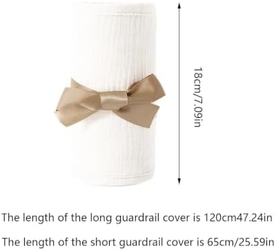 4Pcs Cot Rail Protector, Adjustable Strap Cot Rail Cover - Image 3
