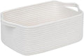 CubesLand Cute and Durable Small Cotton Rope Basket by CubesLand