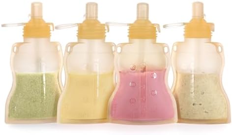 haakaa Refillable Silicone Baby Food Pouch by haakaa