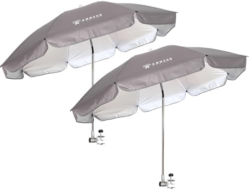 AMMSUN Chair Umbrella with Universal Clamp Adjustable 47 inches and 360° Swivel by AMMSUN