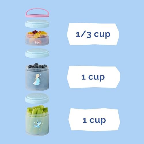 Whiskware Disney Princess Frozen, Stackable Snack Containers - Image 4