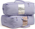Soft Canvas Storage Bags with Zipper. Thick Breathable by VeraMia