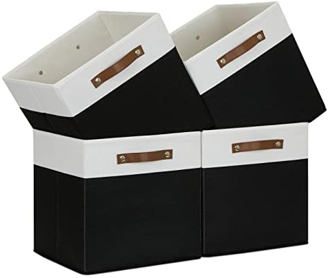 Temary Fabric Storage Bin 4 Pack Cube Storage Bin by TEMARY