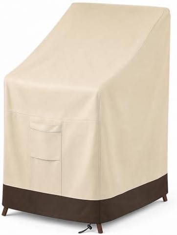 Vailge Stackable Patio Chair Covers & Outdoor Furniture Covers Waterproof by VAILGE