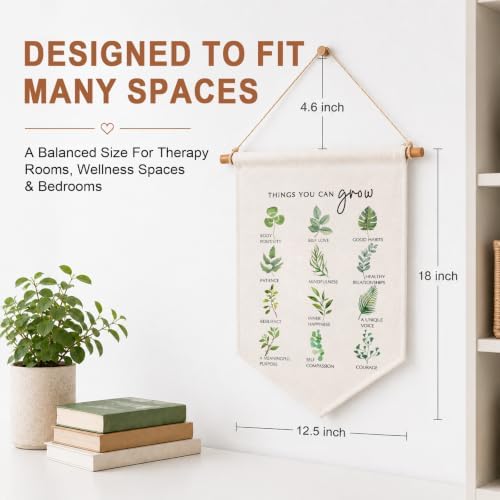Things You Can Grow Wall Hanging Banner, Mental Health Therapy Decor - Image 3