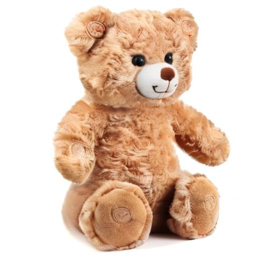 Gemma Joy Bedtime Baby Soothers for Sleep, Cry Activated Heartbeat Stuffed Animal for Baby, Newborn, Calming Light, Lullaby Music, White Noise, Shush and Mother’s Heartbeat - (Bear, Rechargeable)