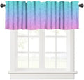 Fantasy Valances Curtains Princess Colorful Glitter Rainbow Pattern Window by Unknown