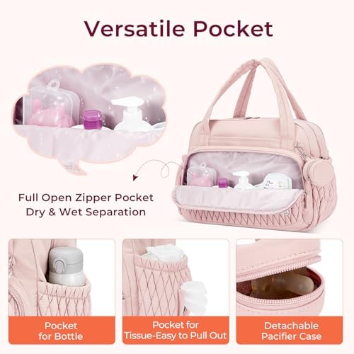 Telena Tote Diaper Bags, Travel Crossbody Large Capacity Hospital Bag - Image 5