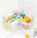 Austion 3-Compartment Corner Bath Toy Storage Organizer by Austion
