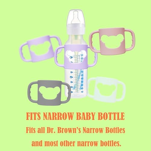 4 Pack Silicone Baby Bottle Handles - Image 6