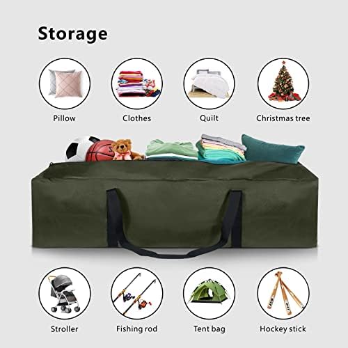 TOPDesign 1-Pack 46 Inch Extra Large Zippered Duffel Bag - Image 4