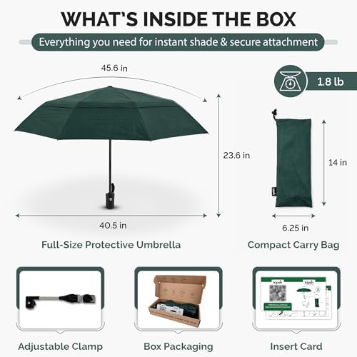 Chair Umbrella with Universal Clamp - Image 3