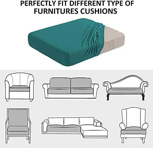 Water Resistant Stretch Sofa Seat Cushion Covers Stretch Furniture Protector - Image 7