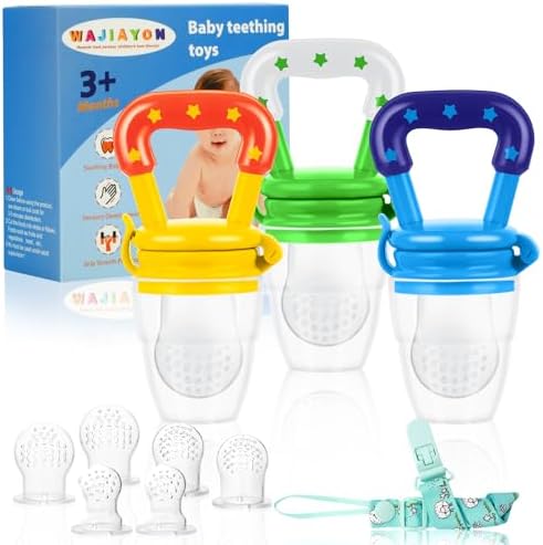 Baby Fruit Feeder/Fresh Food Feeder Pacifier- Infant Teething Feeders | by WAJIAYON