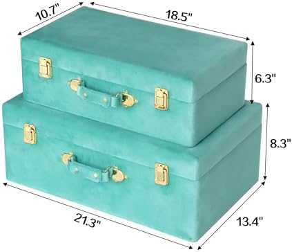HofferRuffer Velvet Storage Trunks - Image 6