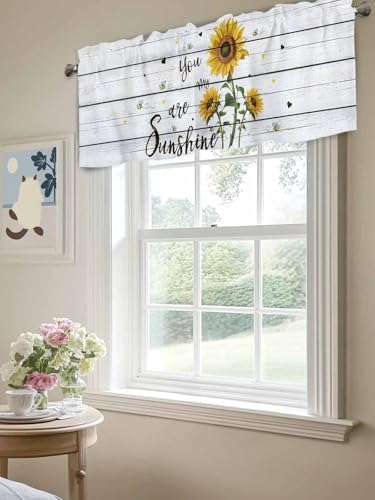 Sunflower Valance Curtains for Windows Kitchen/Bedroom/ Living Room, Farmhouse - Image 5